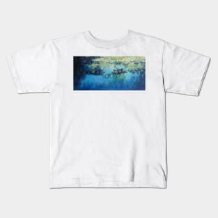 Lily Pond - morning Kids T-Shirt